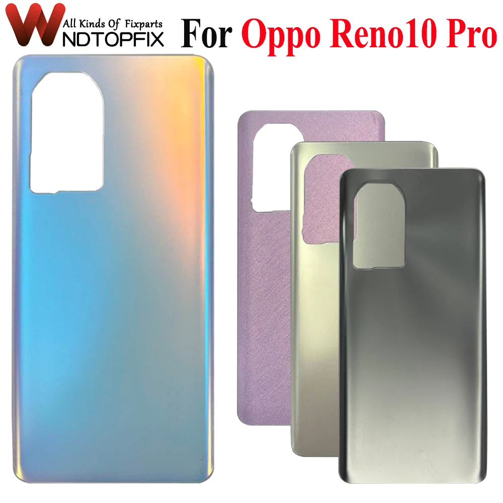 

Battery Cover Rear Door Reno 10 Pro Housing Back Case 6.7" For Oppo Reno10 Pro Battery Cover with Logo Replacement Repair Parts