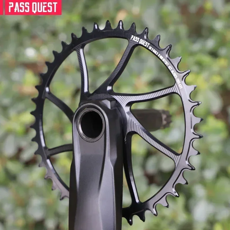 PASS QUEST (6MM Offset) for DUB Round Narrow Wide Chainring Only Supports AXS 12 speed chains Bicycle Accessories