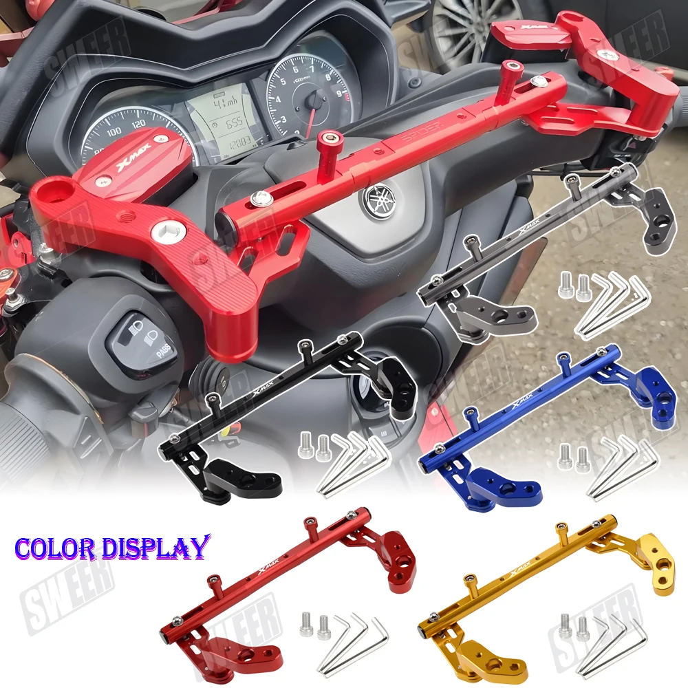 Motorcycle Mirror Seat Multifunctional Extension Bar Universal For Yamaha XMAX300 Handlebar Steering Wheel Balance Bar Crossbar