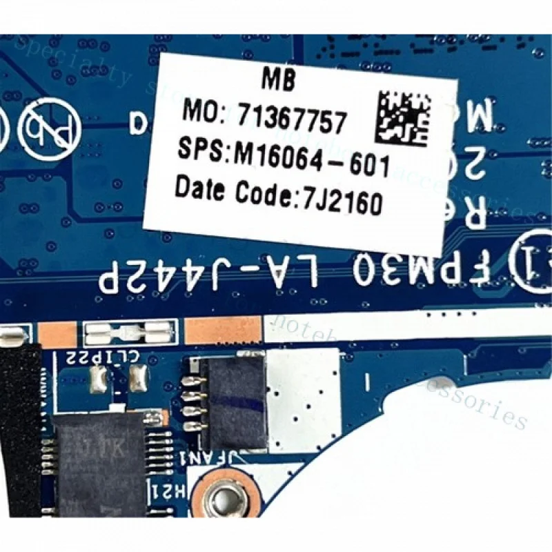 A++Laptop Motherboard M16064-601 LA-J442P For HP x360 1030 G7 W/ i7-10610U 16GB RAM