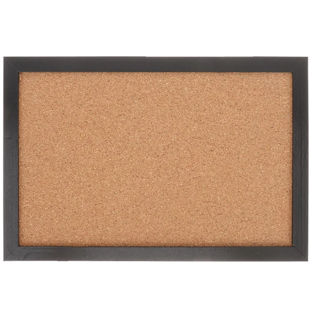 Bulletin Board Decorations Cork Photo Display Boards for Walls Reminder Wall-mounted Office Black Picture