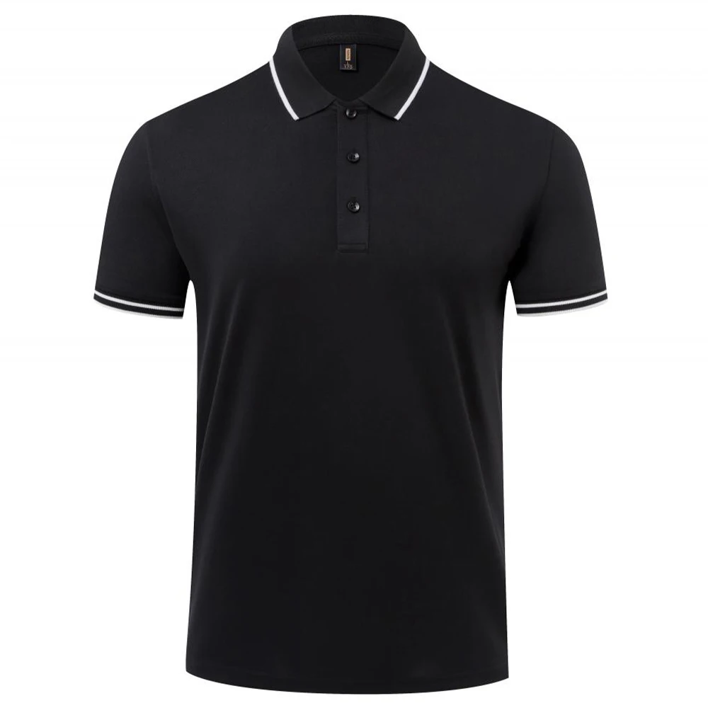 Polo de negocios a la moda Para hombre, Camiseta de cuello informal de alta calidad, camiseta de Golf Para Hombres