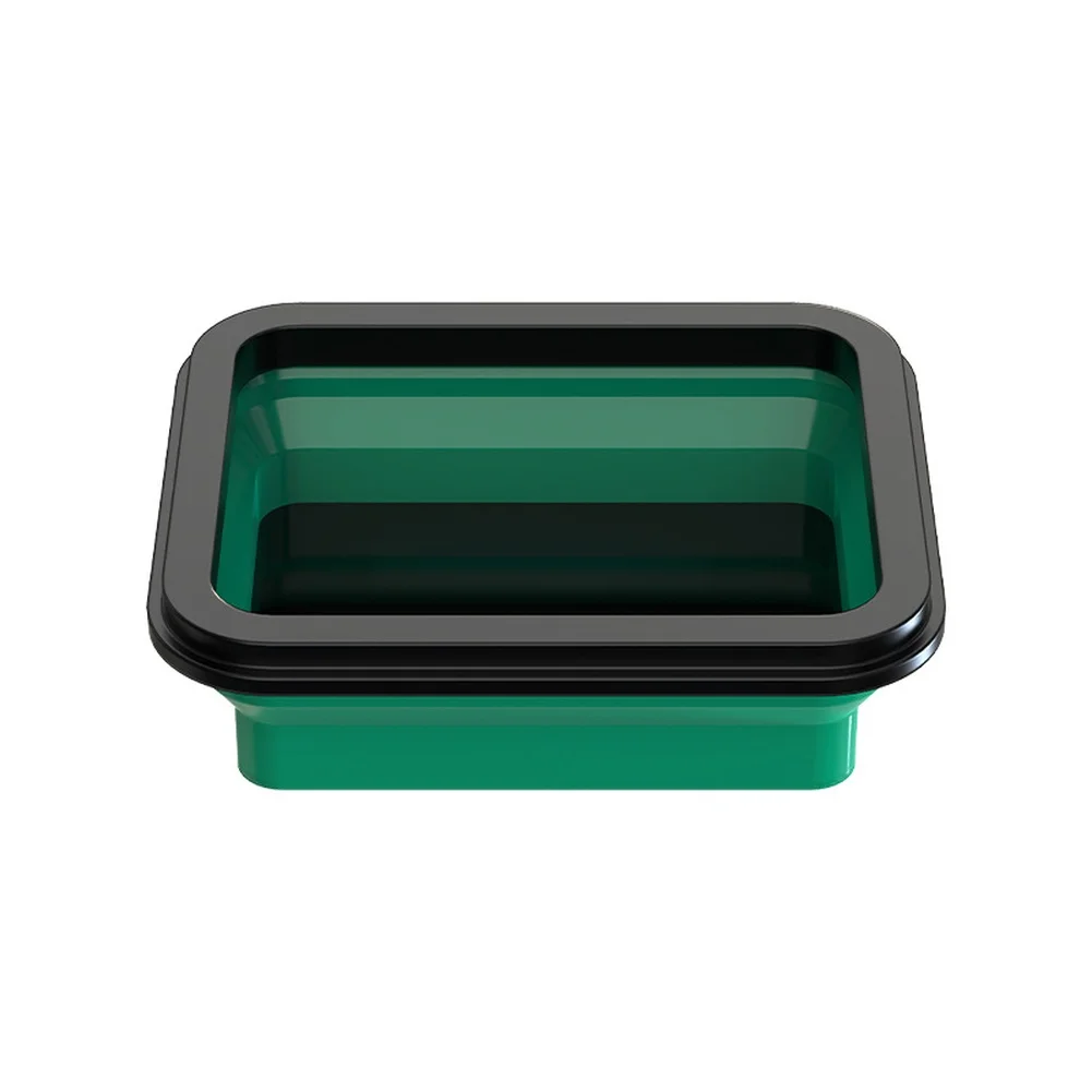 Strong Magnetic Folding Silicone Tray Tool Organizer For Car Repair Hardware Screw Storage Box Anti-Slip Foldable Parts Holder