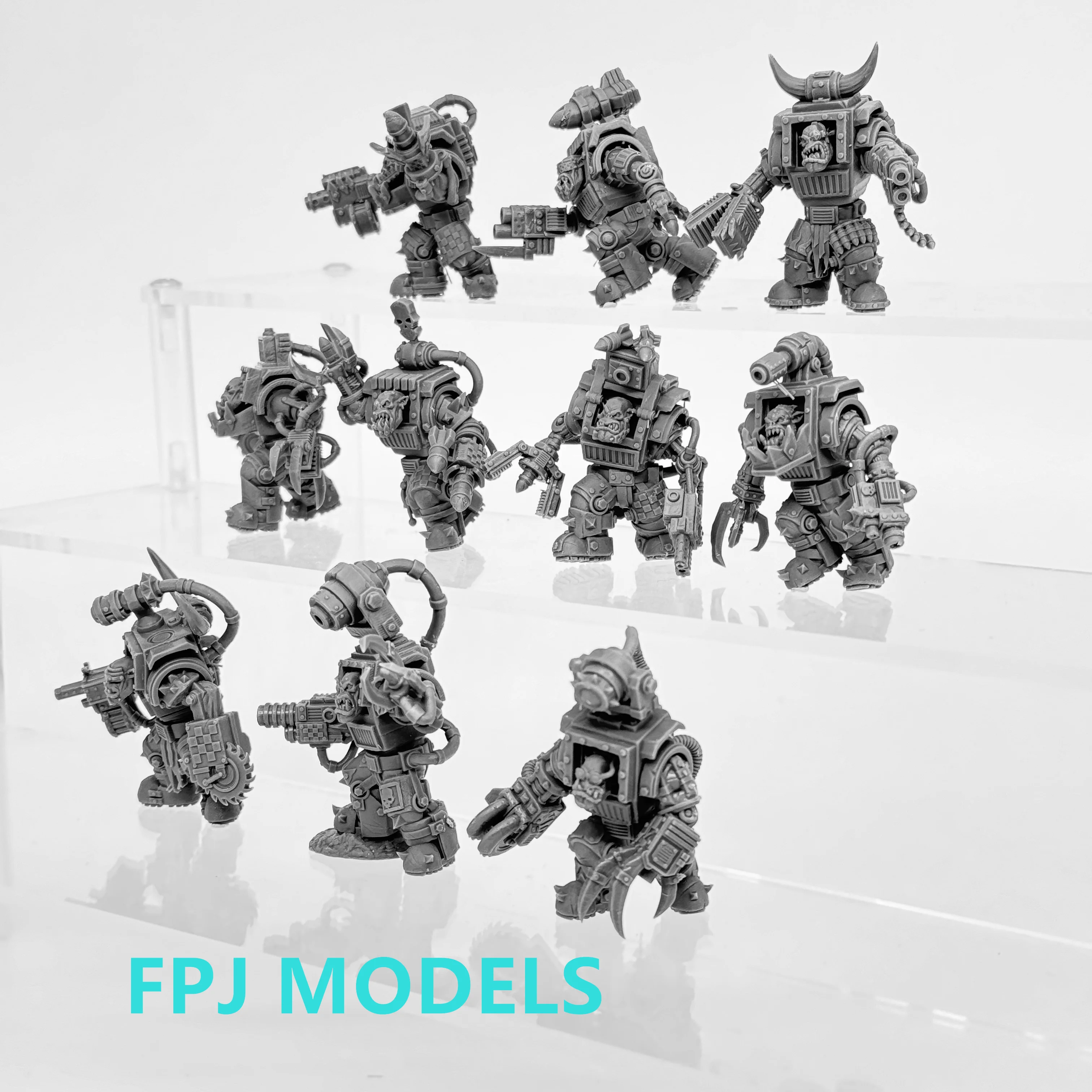 AZ STEELBRUTES Resin Model Kit Miniature Tabletop War Gaming 10 Unpainted Soldier Figurines for RPG