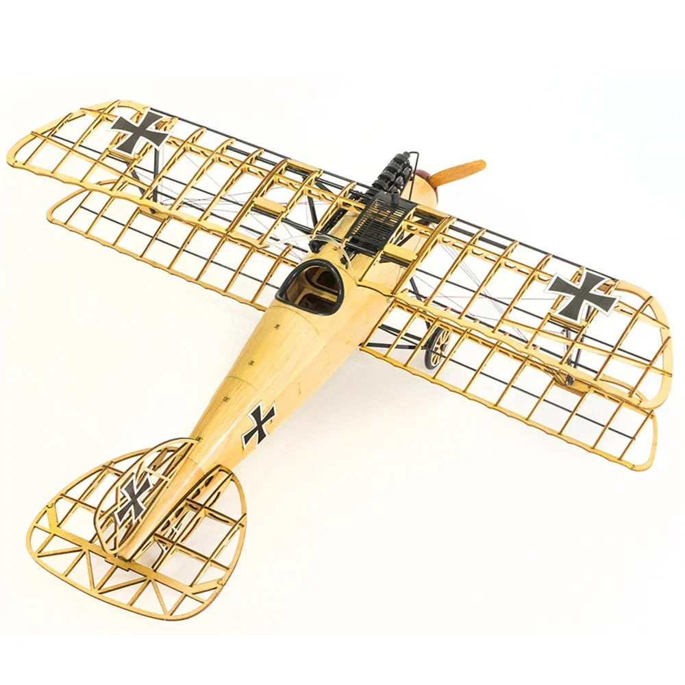 

L For Dancing Wings Hobby VS02 1/15 Wooden Static Airplane Model Display Replica 500mm Wood Craft For Kids