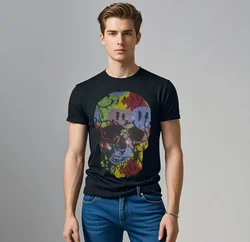 Plein ali Fit T-Shirts Tee Shirt Homme Diamond High Quality Outfits T Shirt Men Summer Slim Short Sleeve Streetwear Men