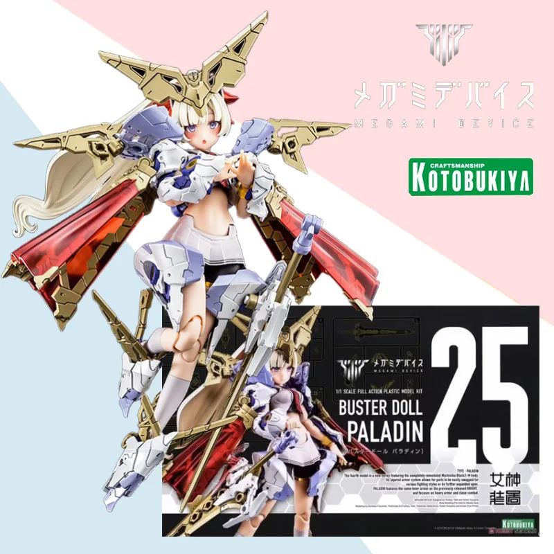 

Kotobukiya Original Box MEGAMI DEVICE BUSTER DOLL PALADIN Anime Action Figure Assembly Model Kit Robot Toy Gift for Children Kid