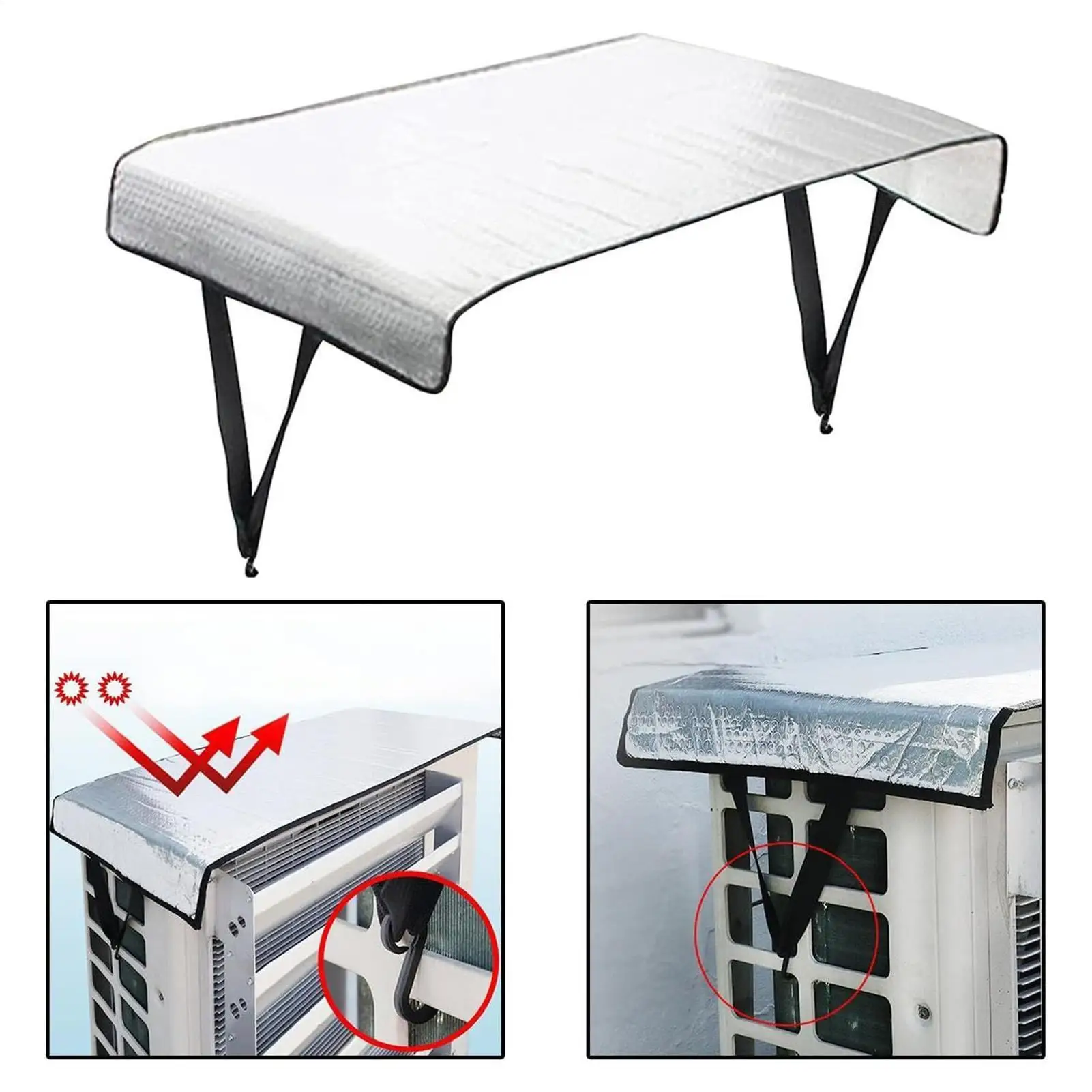 AC Covers for Outside Dustproof Sleeve for Air Conditioner Waterproof General Efficient Sun Shade heat insulation outdoor units