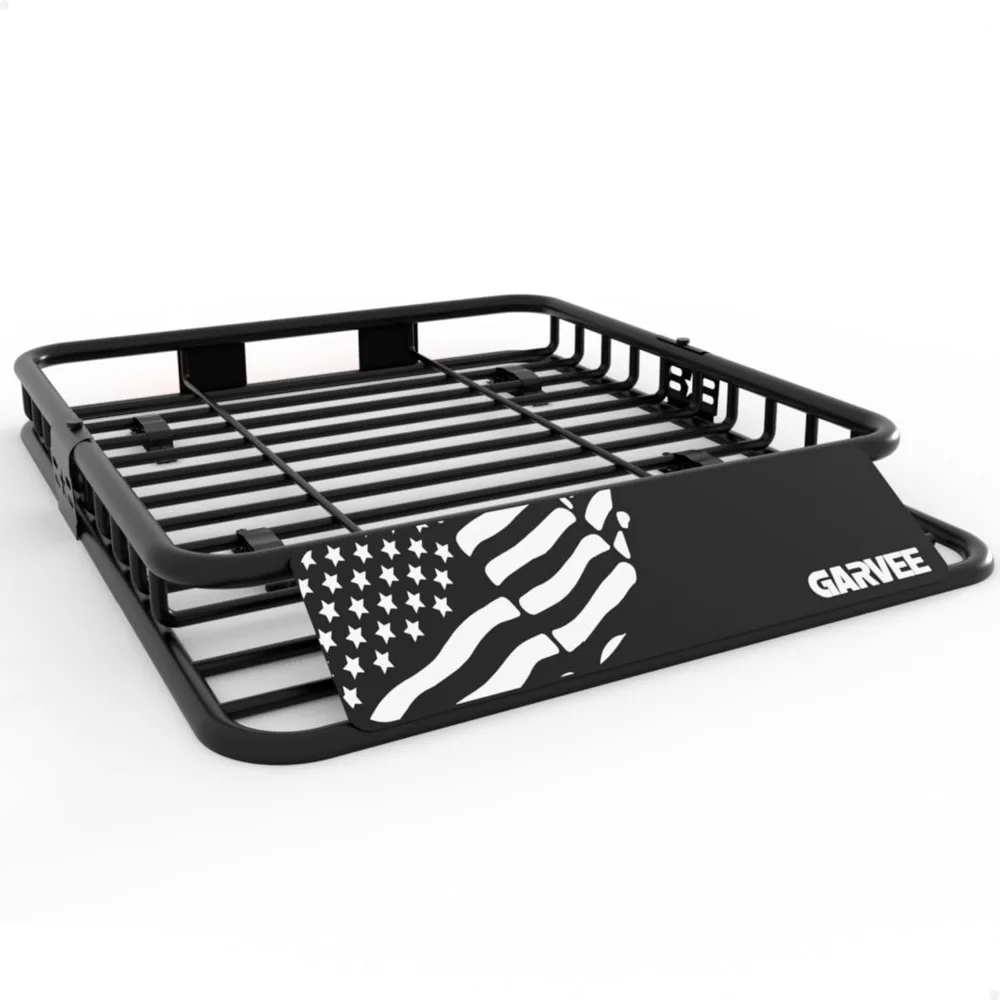 Universal Roof Rack Carrier Basket, 46x36 in, 200 LBS Capacity for SUVs Trucks Vehicles