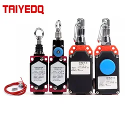 1PC Travel Switch LS-LX-S/Z Safety Wire Control One-Way Pull Rope Emergency Stop Switch Manual Automatic Reset