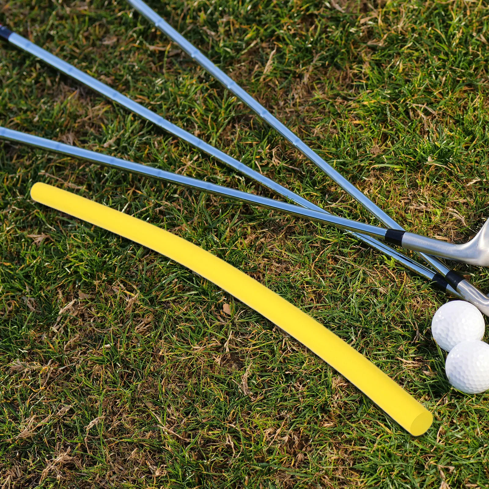 

Golf Swing Practice Rod Soft Foam Training Stick Portable Reusable Golf Trainer Aiming Putting Strength Training Aid