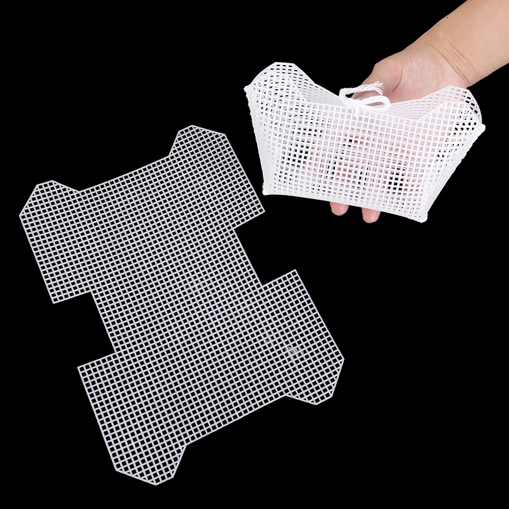 5Pcs White Grid Plastic Sheet for Crochet Bag Making, Knit DIY Handbags Crafting Accessories, Sewing Kits,Craft Enthusiasts Gift