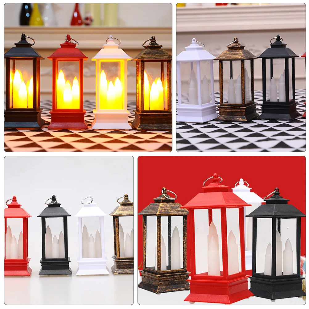 

Simulation Lantern Christmas Wind Light Party Adornment Room Decoration Plastic Xmas Night Pretty