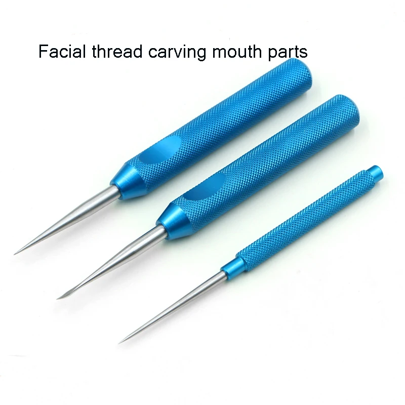 Cosmetic plastic thread carving tear Small v line face lift Large v line lift protein line instrument tool