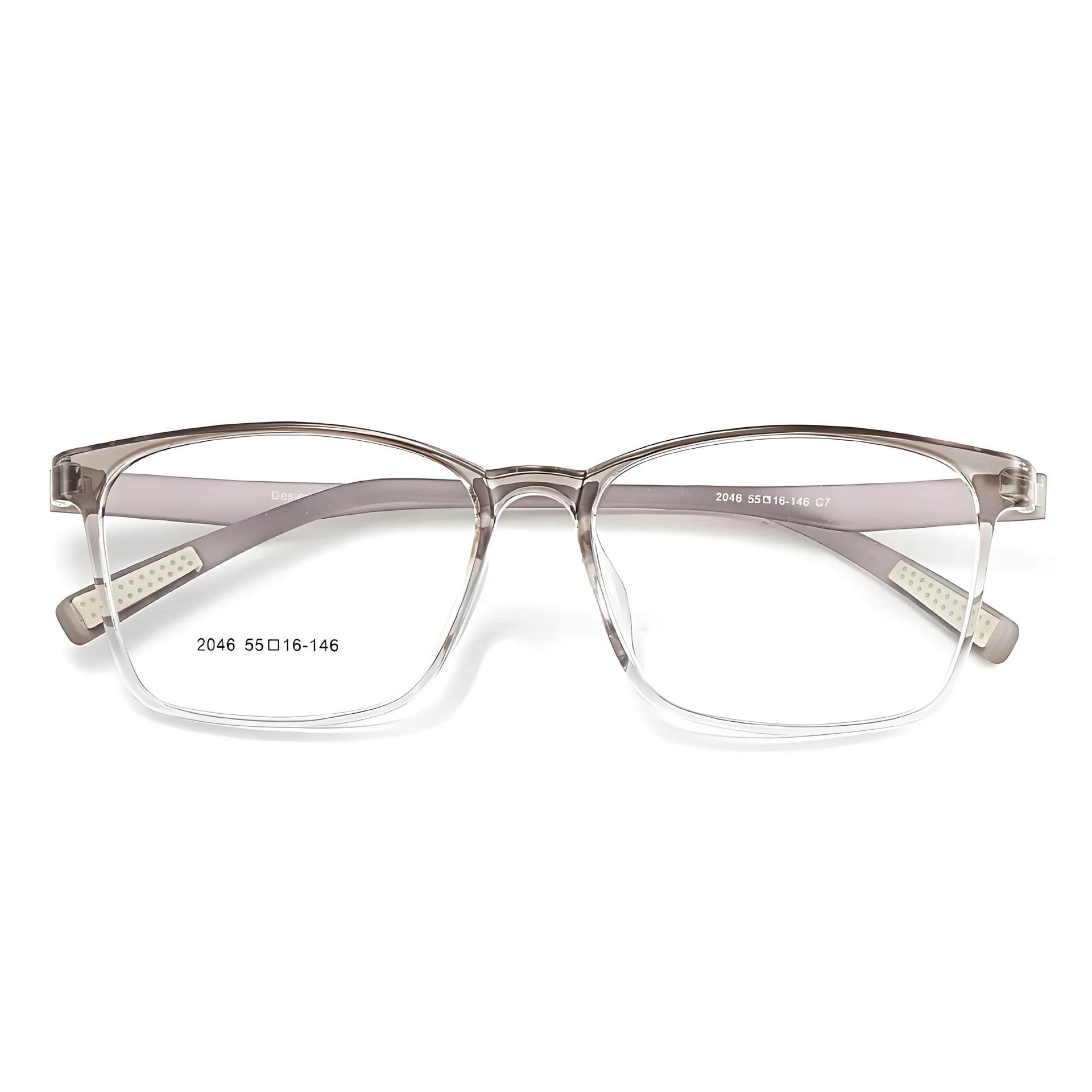

Gradient Color Student Ultra Light Screw Free Frame 3mm Wide Edge Optical Lenses With Recipe UV Resistant Prescription Glasses
