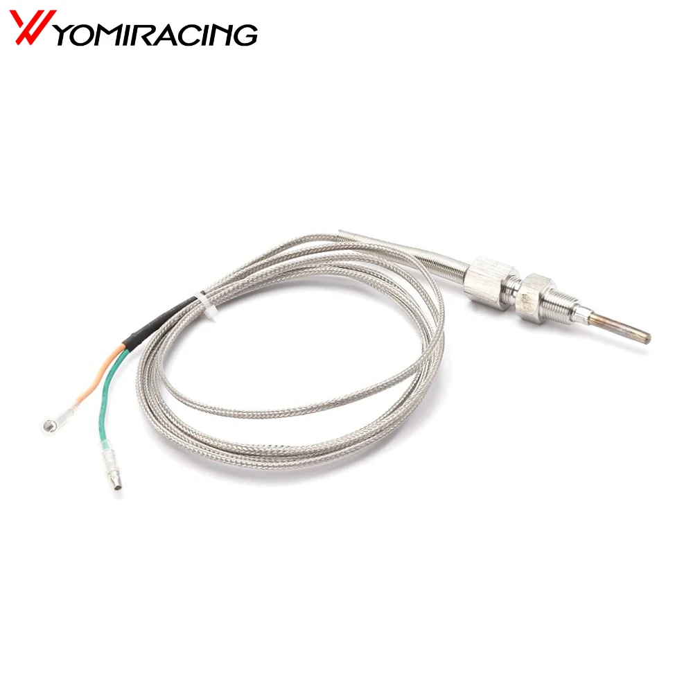 

YOMI 2M EGT Sensor K Type Thermocouple Probe Exhaust Gas Temperature Sensor Threads Exhaust Temp BS Temp sensor