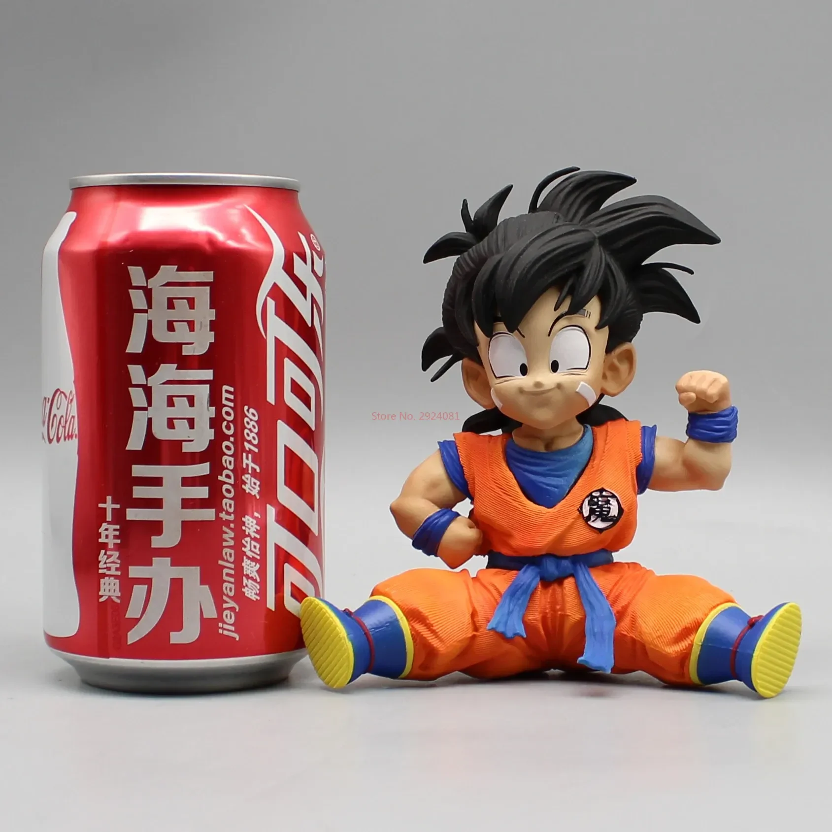 Dragon Ball Animation Action Figure Gk Sitting Childhood Little Gohan Cheer Up Pose Model Ornament Animation Peripheral Gift