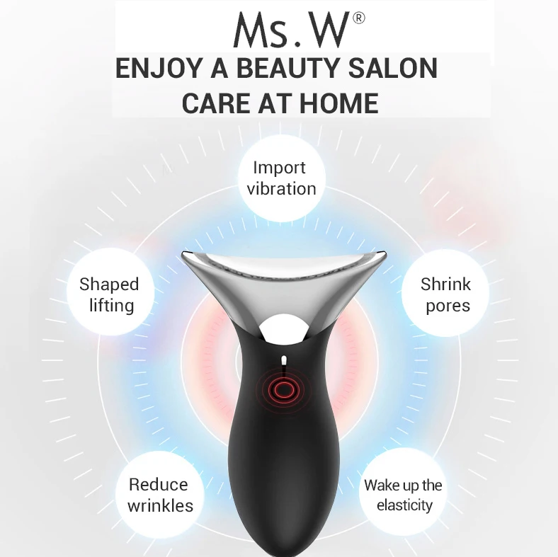 Ms.W Nhà Mới-Sử Dụng 5 Trong 1 Chăm Sóc Da Mặt Chống Lão Hóa & Nâng Cổ Máy Massage Dụng Cụ Làm Đẹp máy Mát Xa Mặt Miễn Phí Vận Chuyển