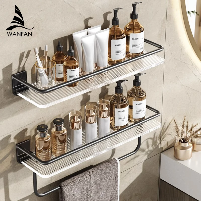 White Bathroom Shelf Without Drilling Makeup Organizer Mental Corner Shelf Shampoo Storage Shelf Shower Wall Rack Bathroom811781