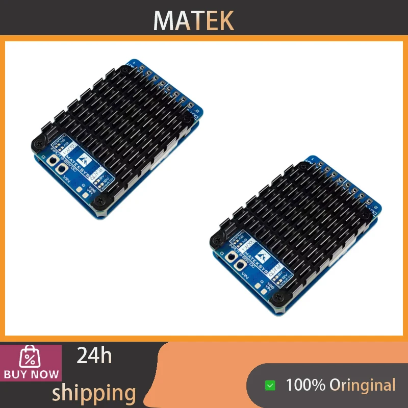 Matek PM20S-2 Power Module, 4~20S Input, 2 Independent Step-Down Voltage Regulators