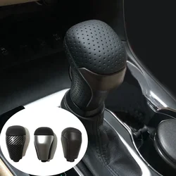 Carbon Fiber Car Gear Lever Shift Knob Handle Head for Toyota Highlander Tacoma Land Cruiser Prado 150 Automatic Accessories