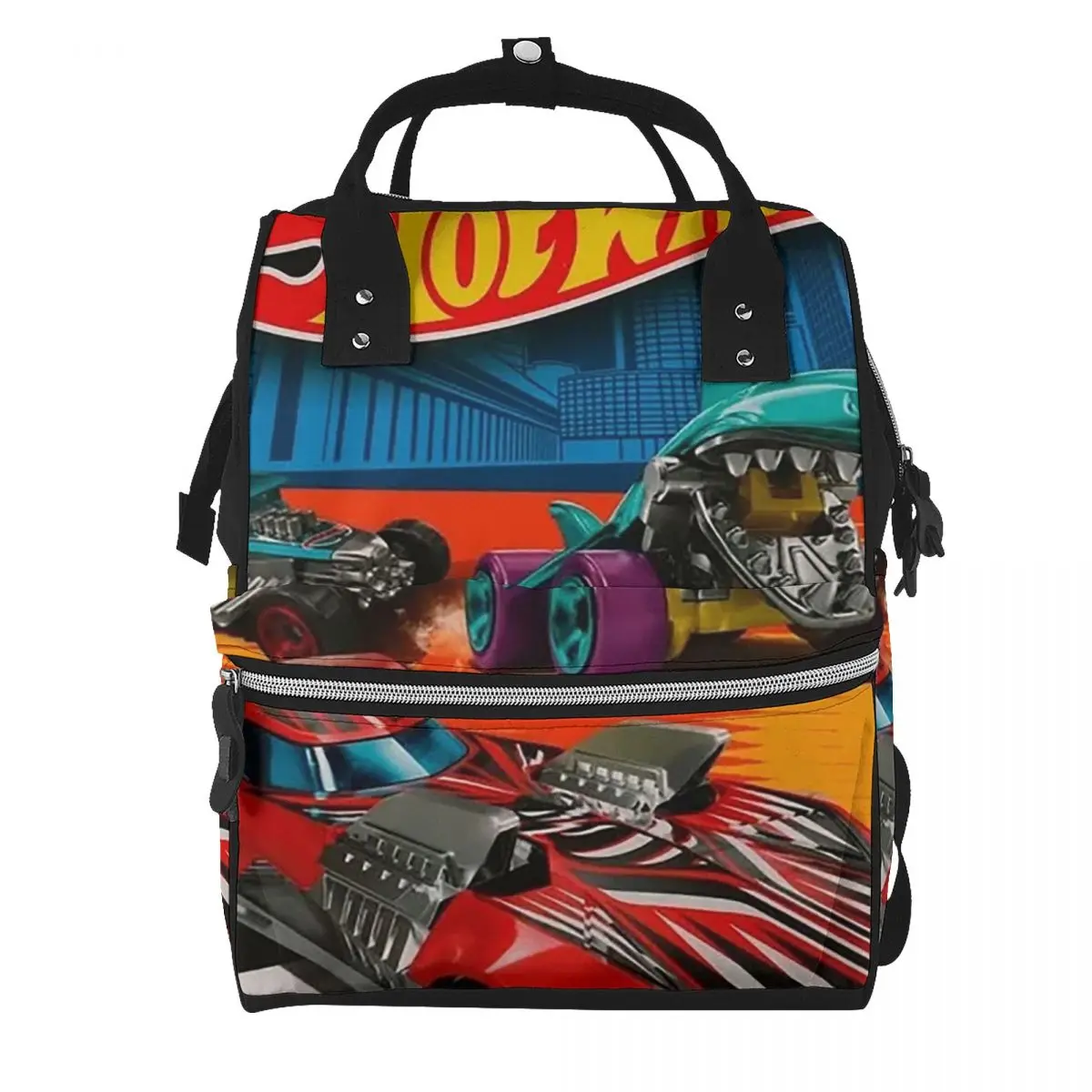Hot Wheelss Car Student Backpack School Bag Hiking Travel Daypack for Men Women Bookbag Shoulder Bags