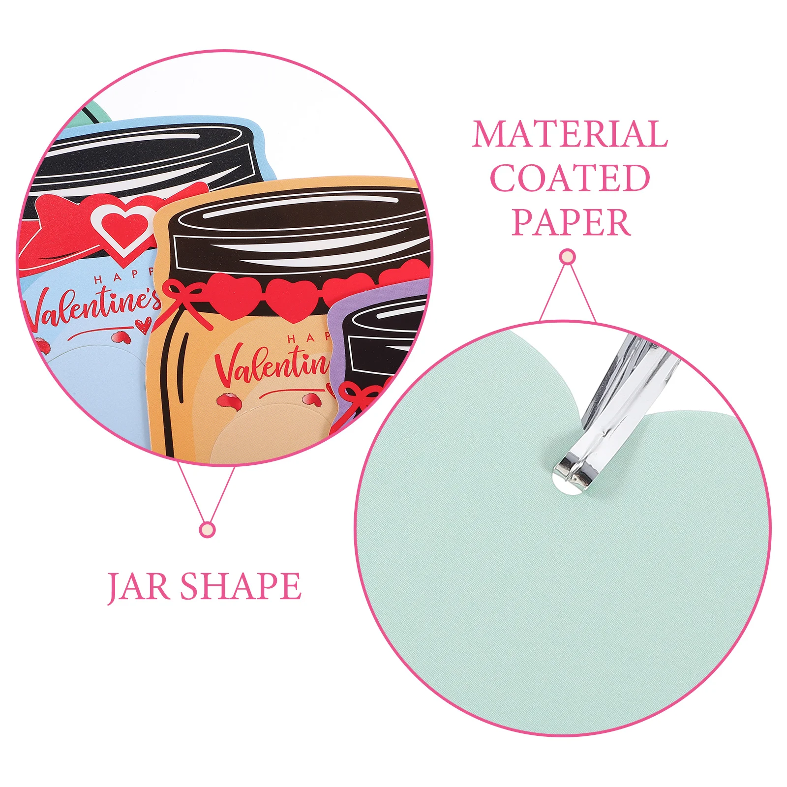 

48 комплектов открыток на день Святого Валентина, стильная банка Мейсон, обмен класса, сделай сам, вечерние поздравительные открытки для детей, подарок на день Святого Валентина