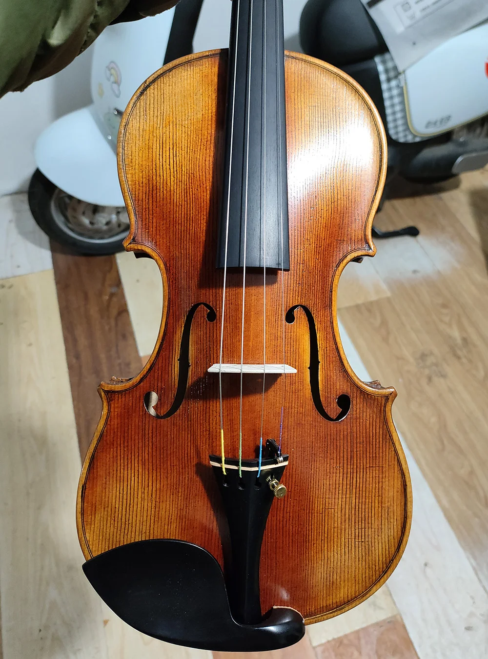 Antonio Stradivarius 1714 Soil Copy Professional Violin 4/4 Size #3456 Master European Spruce Handmade Oil Varnish