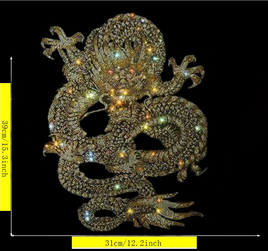 

European American New Design Rhinestone Patch Cartoon Iron On Patch Clothing Accessories