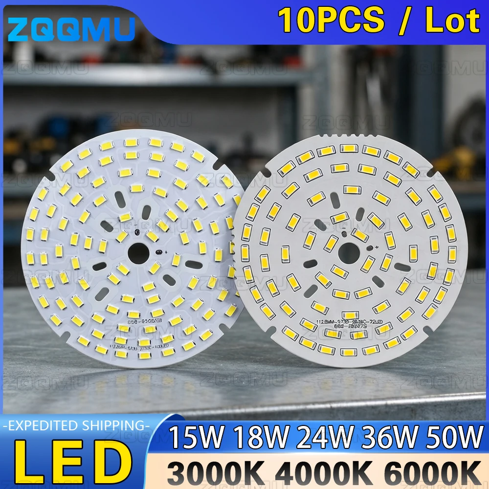 

36W 50W High Power LED Chip Board 5730 SMD Module 3000K 4000K 6000K Light Source DIY Semi-Finished Component Strip Lamp Parts