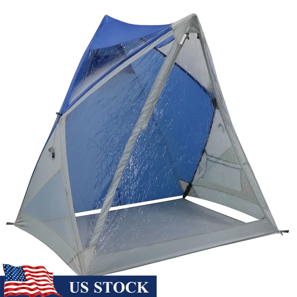

1 Person Instant Pop Up Sports Shelter UV Resistant Water Resistant Portable Enclosed Tent with Carry Bag Outdoor Events