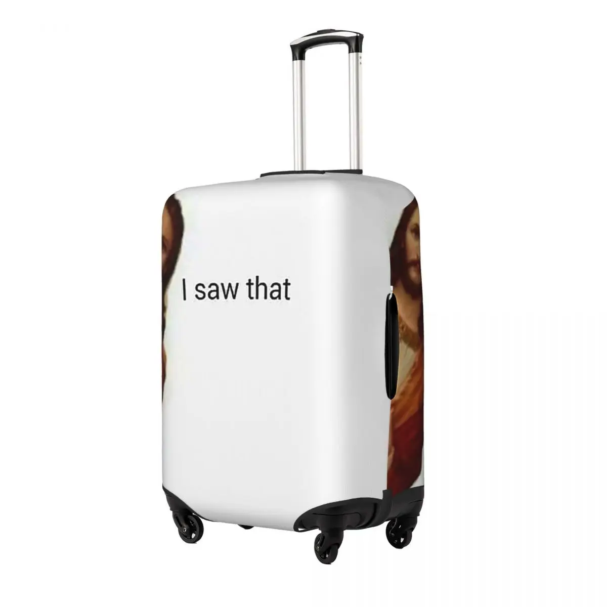 

Jesus Saw That Suitcase Cover Protection Elastic Travel Luggage Protector Covers for 18-32 Inch