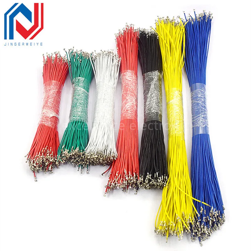 10Pcs SH1.0mm Jst 1.25mm PH2.0mm XH 2.54mm Terminal Wire Single / Double Head Electronic Connecting Cable Without Shell 10-30CM