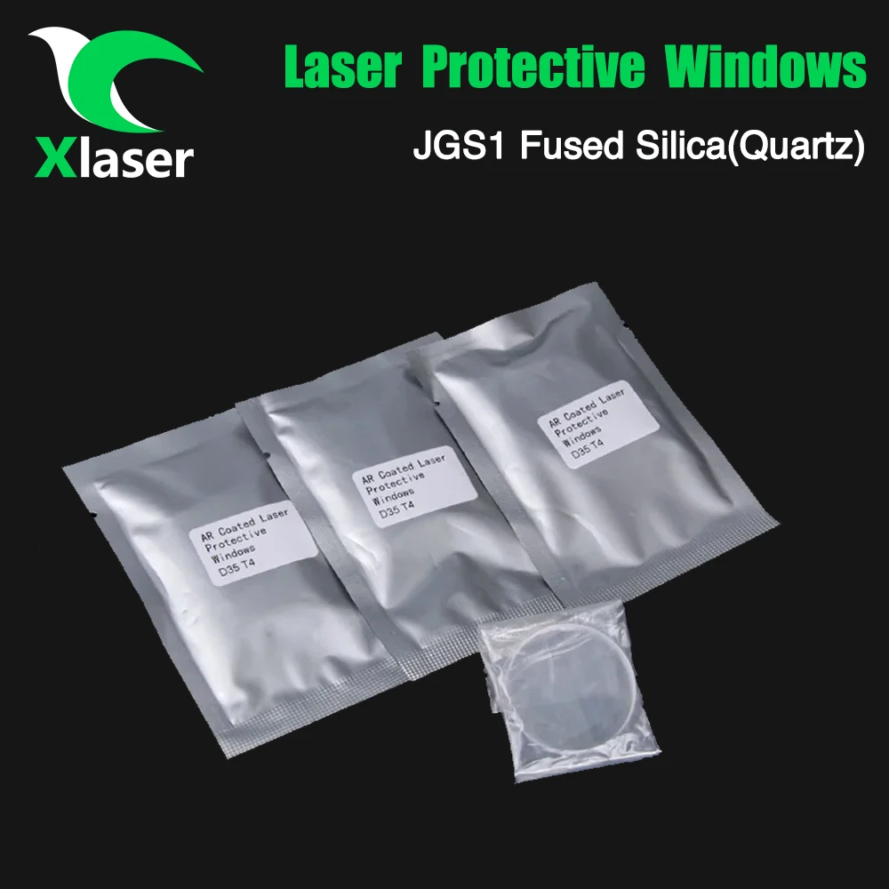 XLaser Fiber Laser Protective Windows Dia30/34/35/36/37 Optical Lens Mirrors For Raytools Bodor WSX Precitec Fiber Laser Head