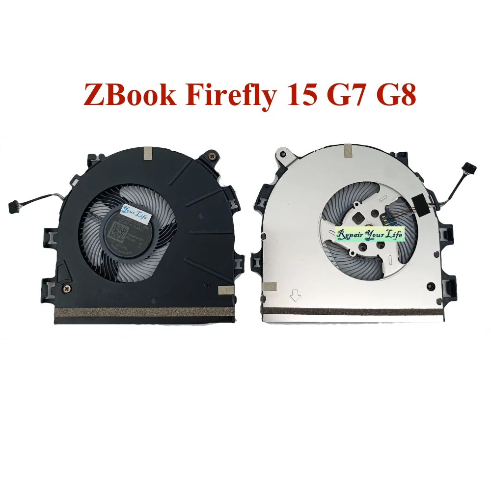 Laptop CPU Cooling Fan for HP ZBook Firefly 15 G7 G8 Mobile Workstation Notebook PC Cooler M05520-001 M38312-001 DC5V 0.45A