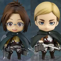 Figuras de acción de Attack on Titan, juguetes de colección de muñecos, regalo de Navidad, 10cm, Erwin, Smith, Hange, Zoe, n. ° 1123, n. ° 775