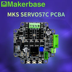 Makerbase MKS SERVO57C PCBA NEMA23 closed loop stepper motor Driver CNC 3d printer for Gen_L FOC quiet and efficient RS485