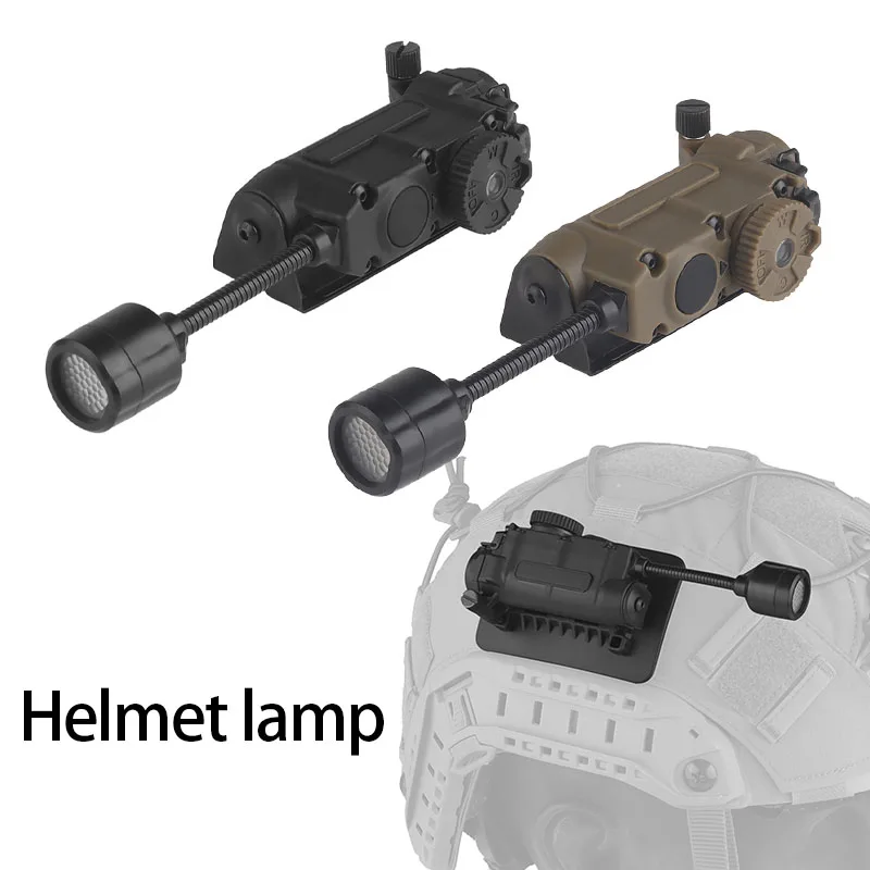 

Sidewinder Helmet Lamp Tactical Strobe Light Red/Green/Blue/White/IR Head IFF Light Hunting Fishing Auxiliary LED Flashlight