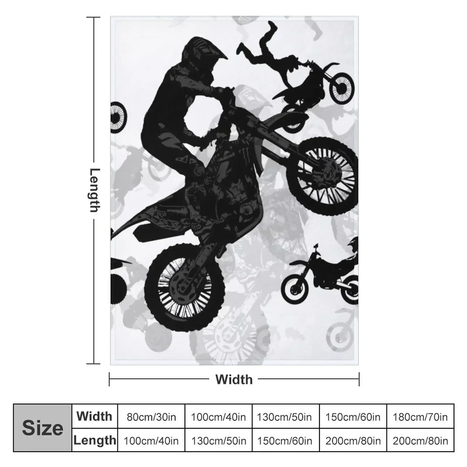 Extreme Stuntmen - Motocross Riders Throw Blanket blankets ands Loose Beach Luxury Thicken christmas decoration Thins Blankets