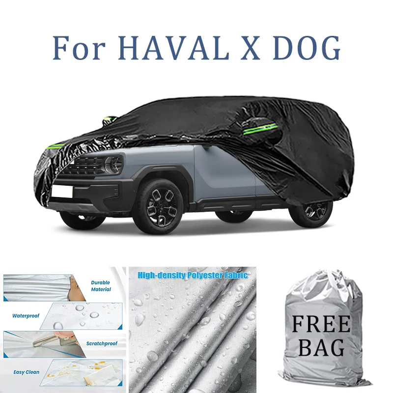 غطاء سيارة HAVAL X DOG مقاوم للماء لجميع الأحوال الجوية للسيارات أغطية خارجية كاملة - مقاوم للشمس في الهواء الطلق ومضاد للخدش