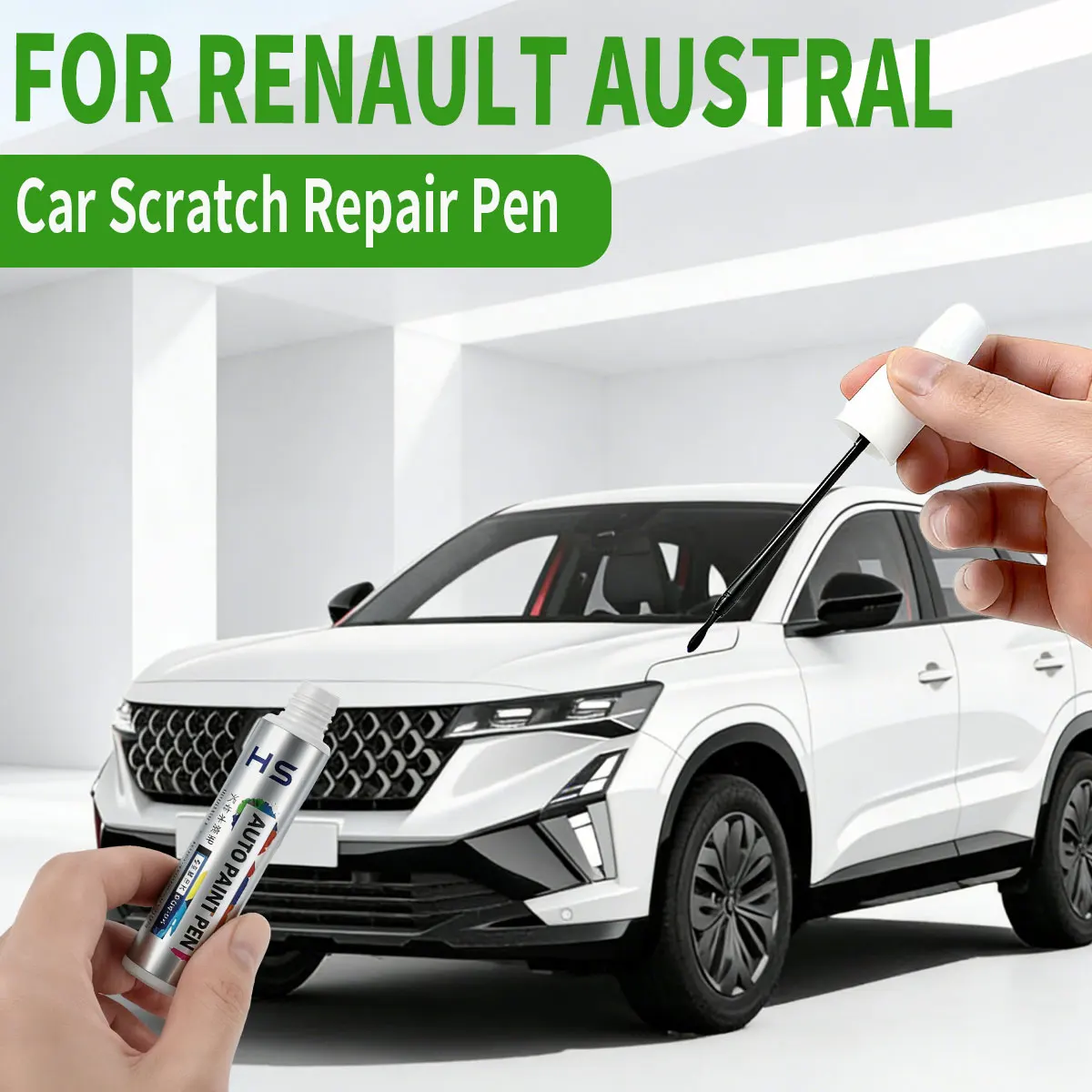 

Ручка-корректор для ремонта автомобильной краски Renault Austral: аксессуары для устранения царапин, цвета: перламутрово-белый, серый сланец, алмазный черный, синий, индиго-синий