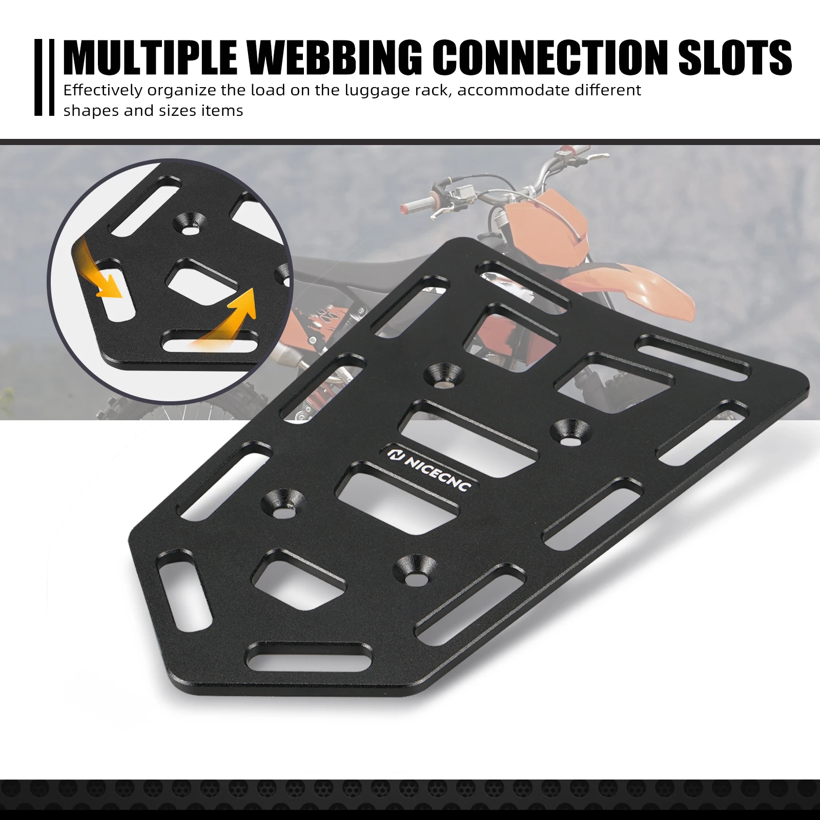 2025 Universal Motorcycle Tail Rack Rear Fender Luggage Rack For Beta RR 300 RR 250 RR 125 150 200 250 300 350 400 430 2010-2025 - Image 5