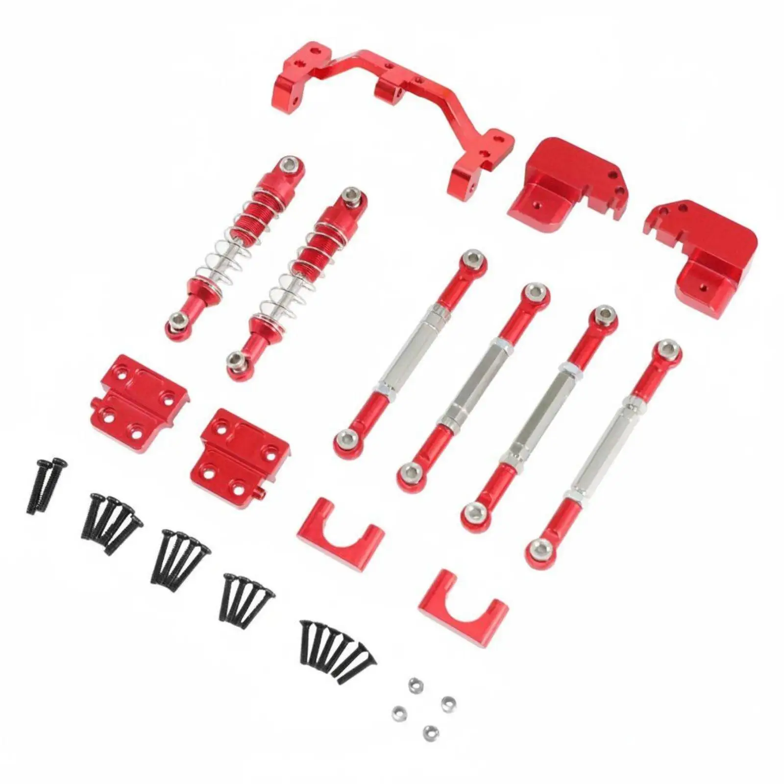 Chassis Upgrade 4 Link Suspension Enhanced Articulation for Off Road RC