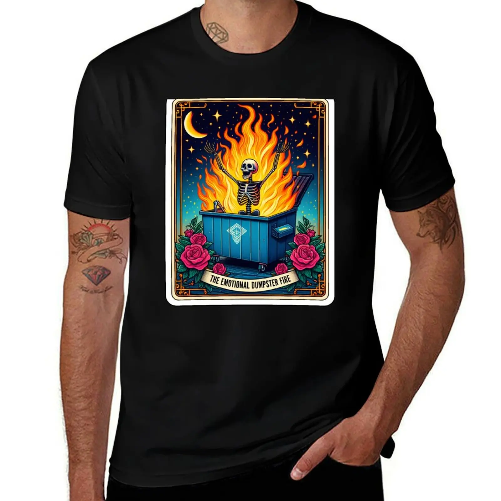 Emotional Dumpster Fire T-Shirt Breathable Travel T-Shirt