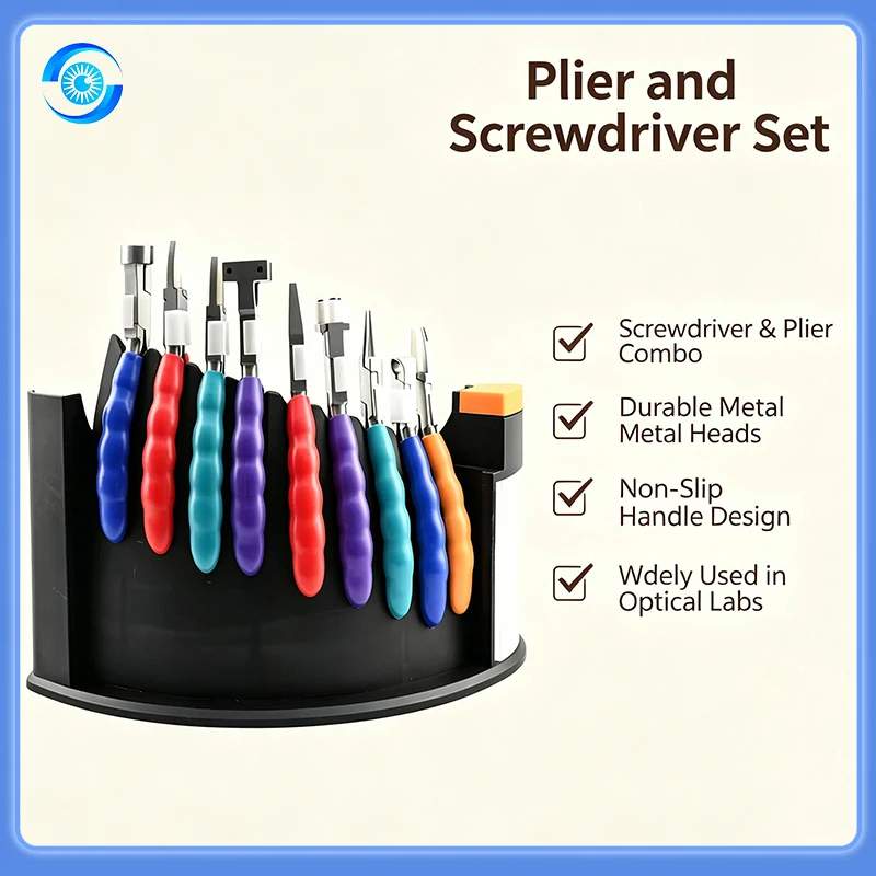 

PS-96 Precision Eyeglass Repair Kit with Pliers and Screwdrivers for Optical Maintenance