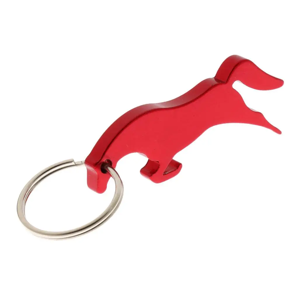 3 Xaluminium Paard Eenvoudige Flesopener Sleutelhanger Tas Hangend Rood