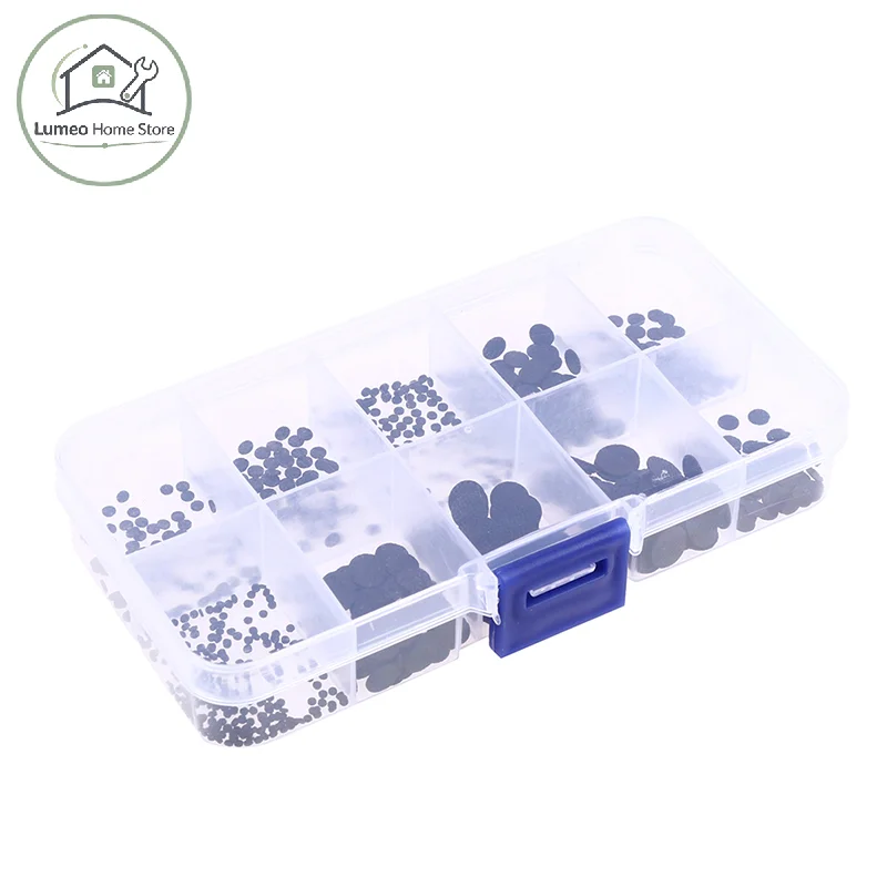 500PCS Different Sizes Conductive Rubber Pads Keypad Repair Kit For IR Remote Control Conductive Rubber Buttons