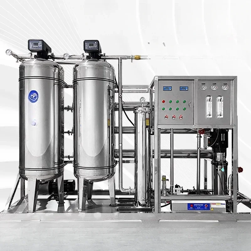 Large industrial commercial reverse osmosis water purifier, water treatment equipment RO large flow, two-stage pure water