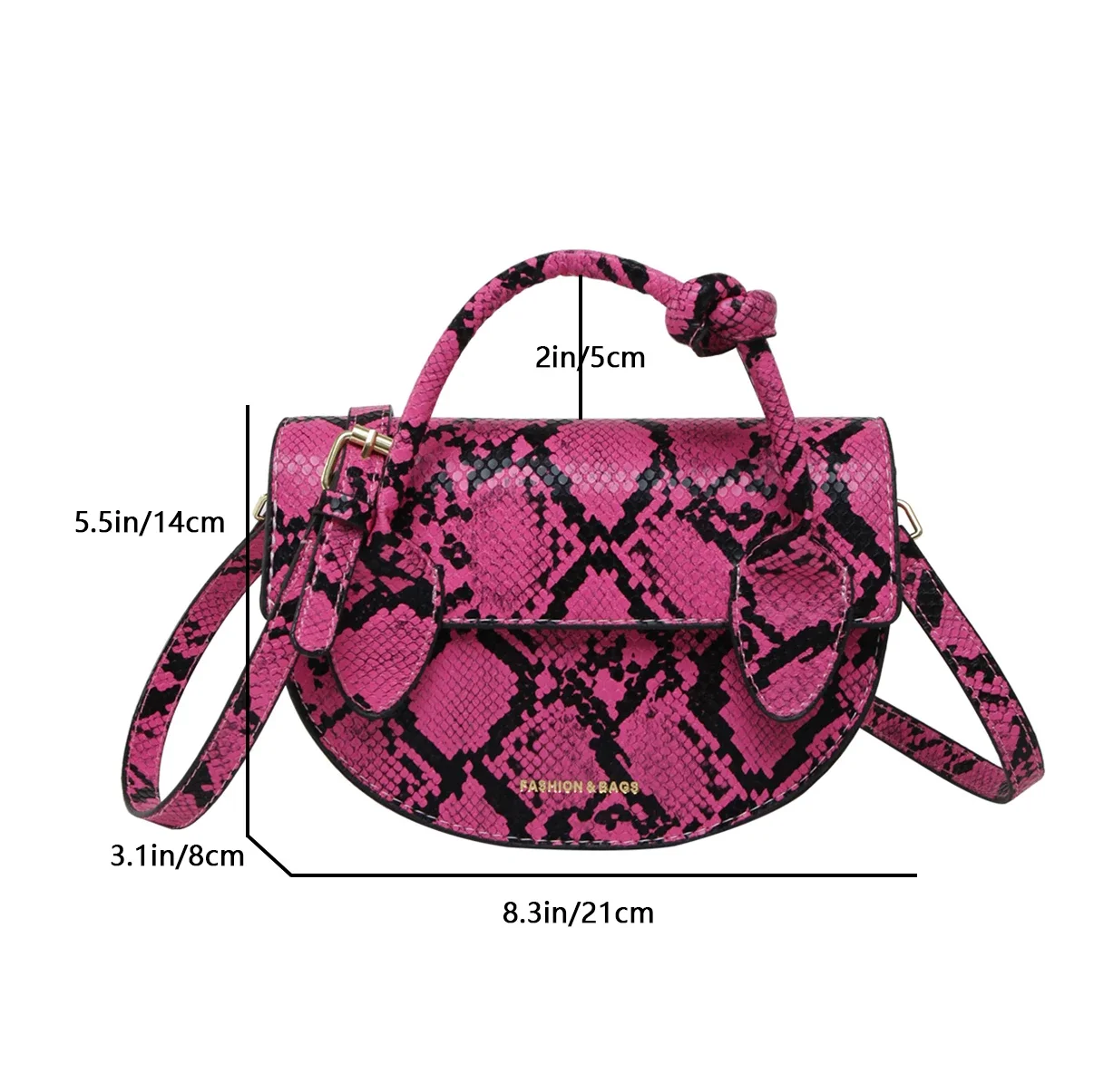 حقيبة يد نسائية من جلد الثعبان، حقيبة يد ومحفظة بطباعة حمار وحشي، حقيبة كتف كروس للسيدات، حقيبة يد عصرية