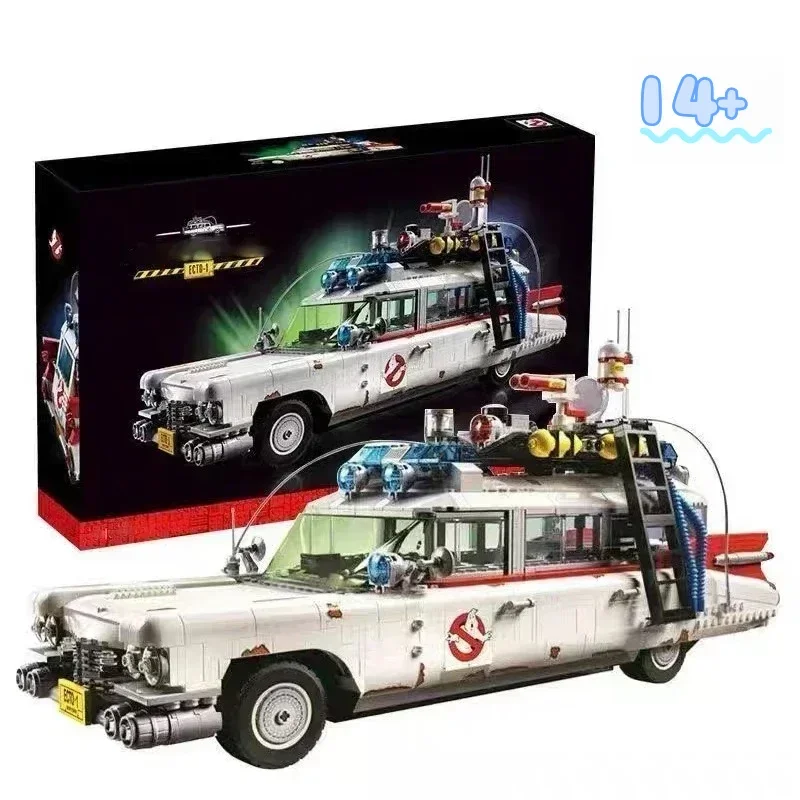 

Конструктор Disney 10274 Ghostbuster Ecto1: Модель автомобиля в наличии, игрушки для демонстрации, подарки на Хэллоуин и Рождество